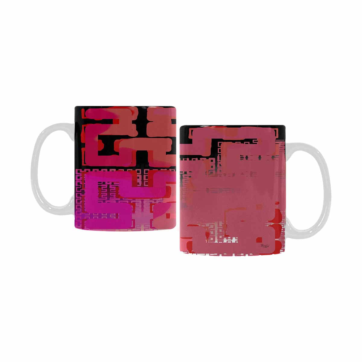 Unique Abstract design coffee mug, set 1, design 137