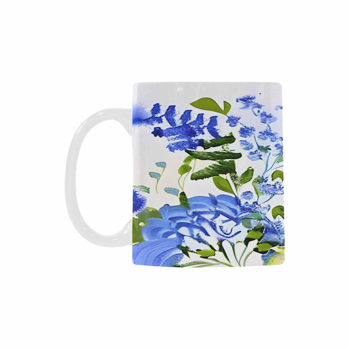 USA made Quality Mug, coffee mug, tea cup, Bright florals, Set 1, Design 24