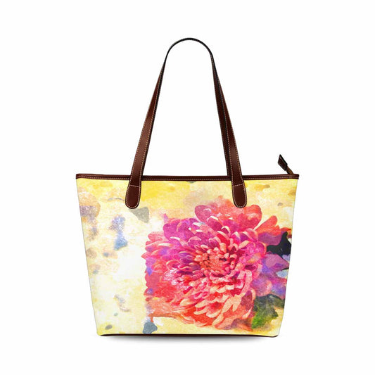 Classic Fabric handbag, watercolor floral, design 39