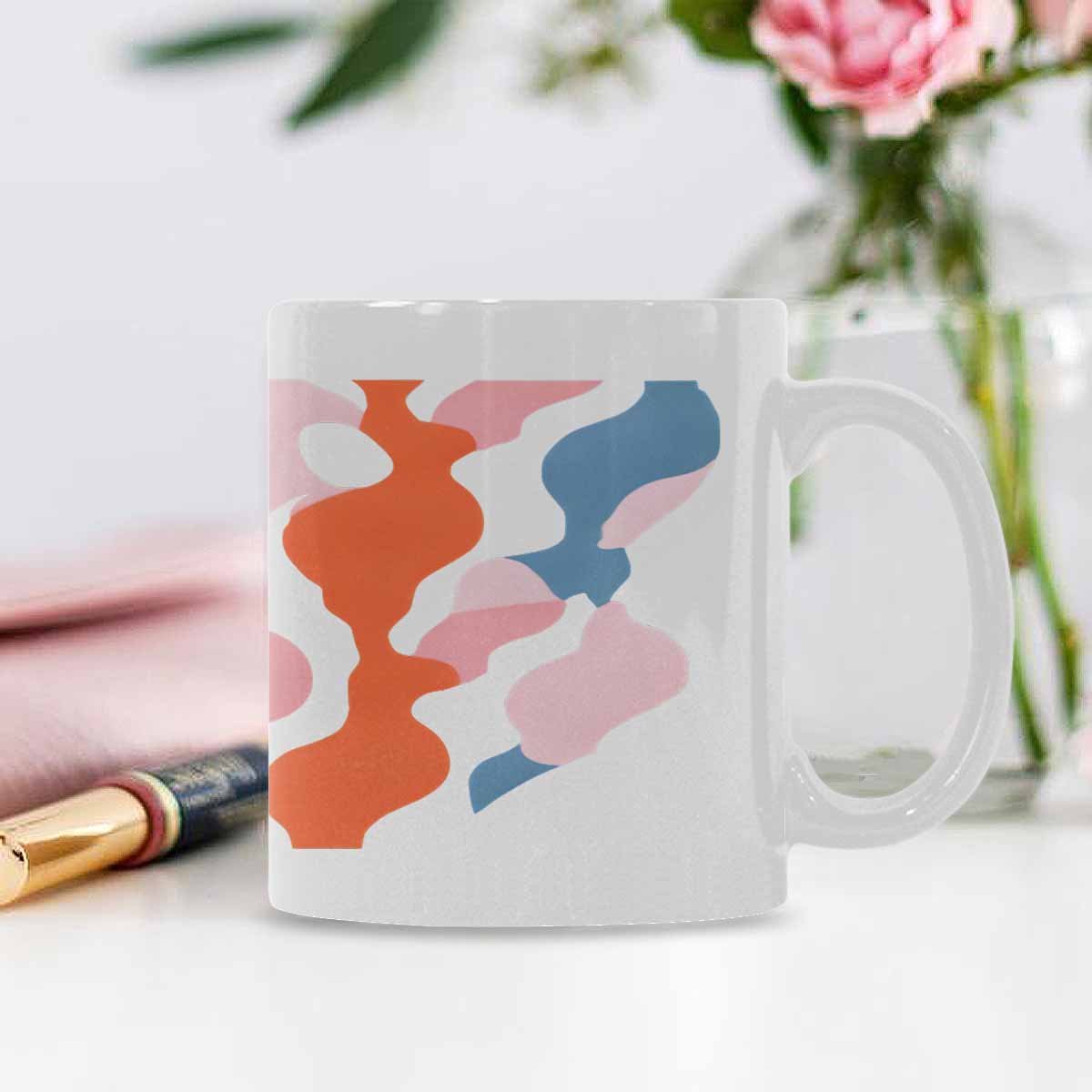 Quality Mug, coffee mug, tea cup, Bold Abstract, Set 1, design 88