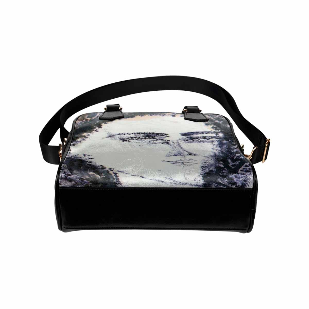 Shoulder PU Leather handbag, Modigliani design, choice of 2 colors, Head number 2