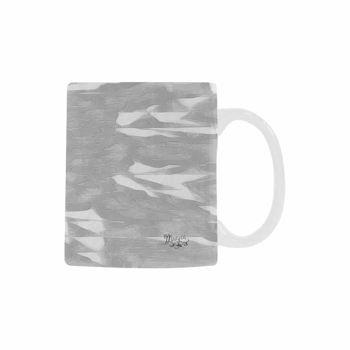 Quality Mug, coffee mug, tea cup, B & W Abstract, Set 1, design 76