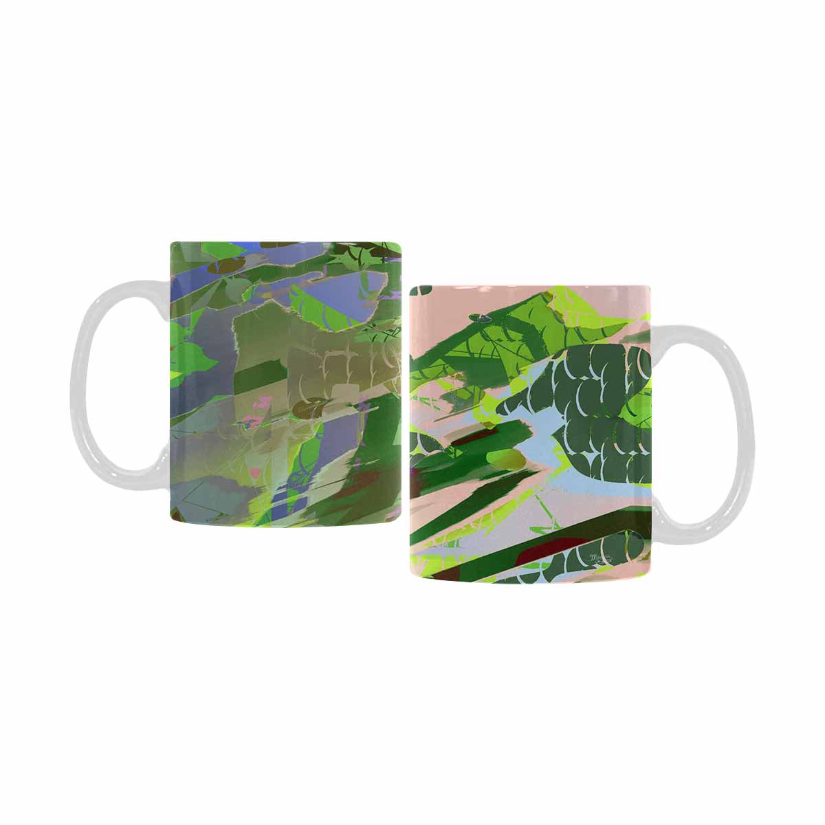 Unique Abstract design coffee mug, set 1, design 154