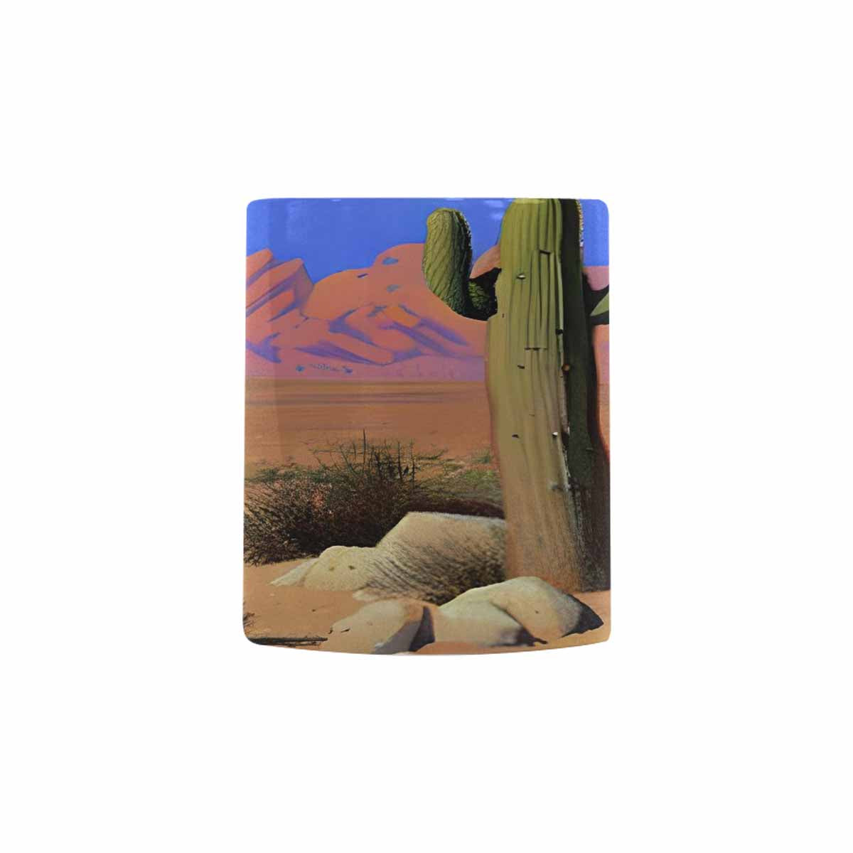 Coffee Mug, tea cup, desert scene, design 10