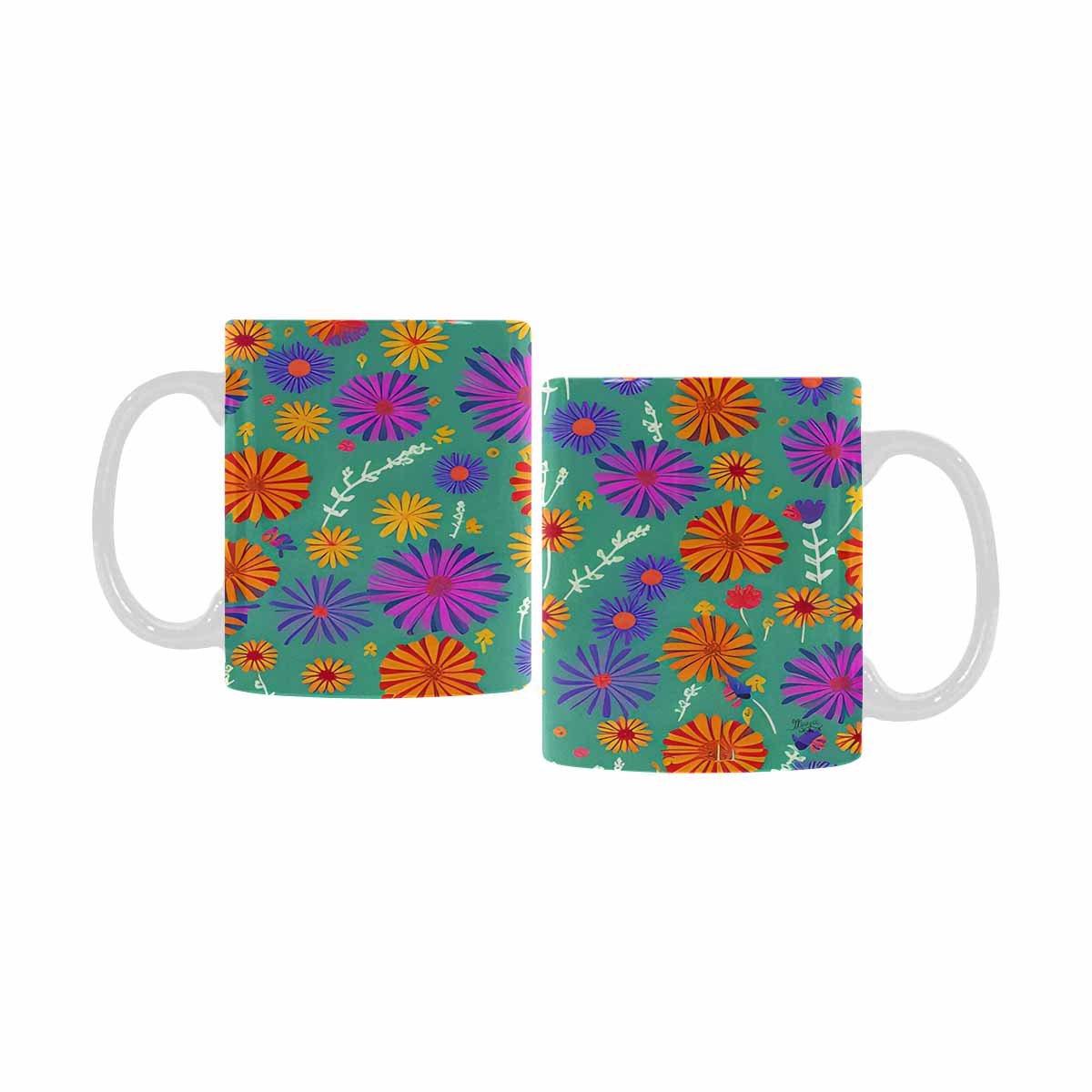 Quality Mug, coffee mug, tea cup, Set 1, Mixed Floral design 30