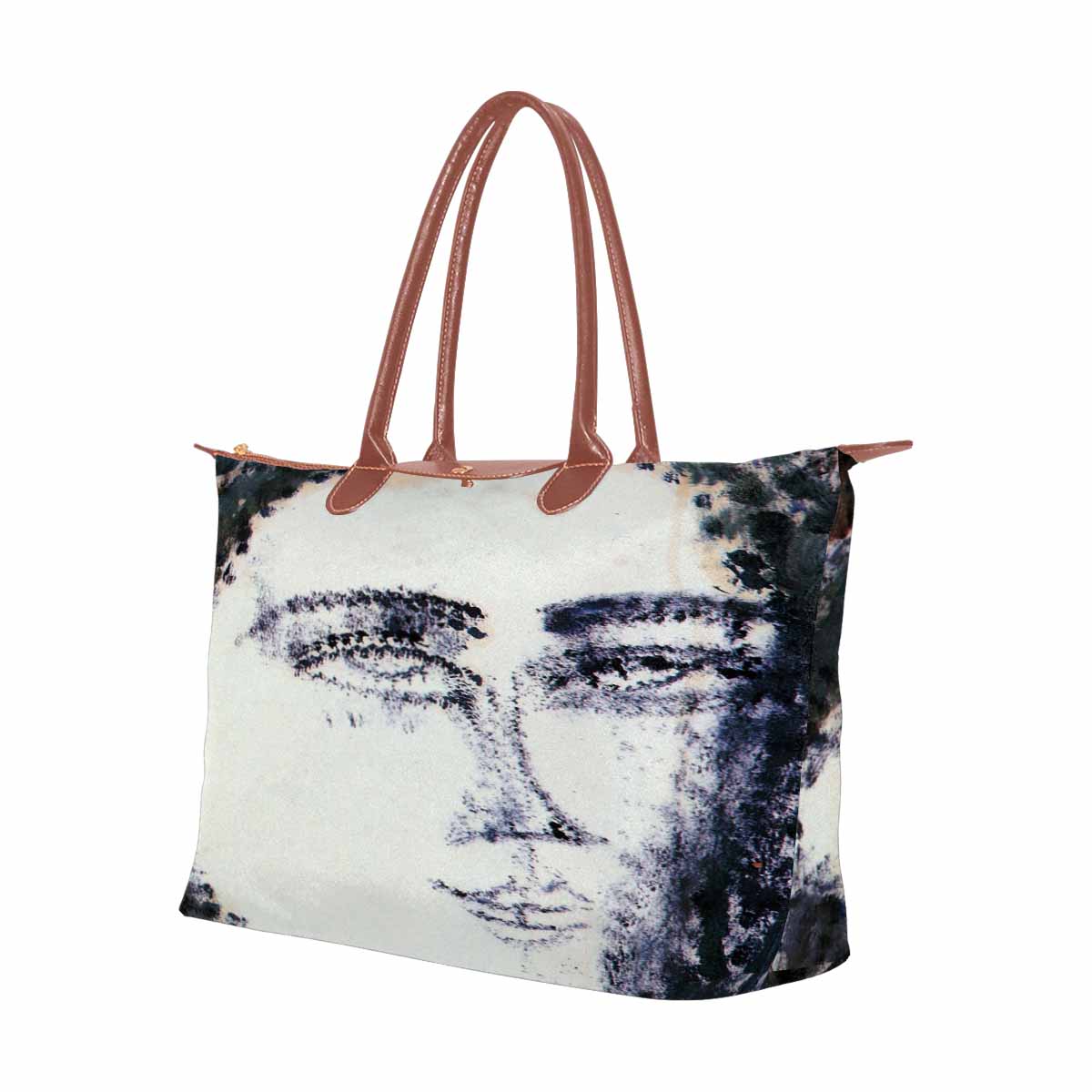 Classic handbag, Modigliani design, choice of 2 colors, Head number 2