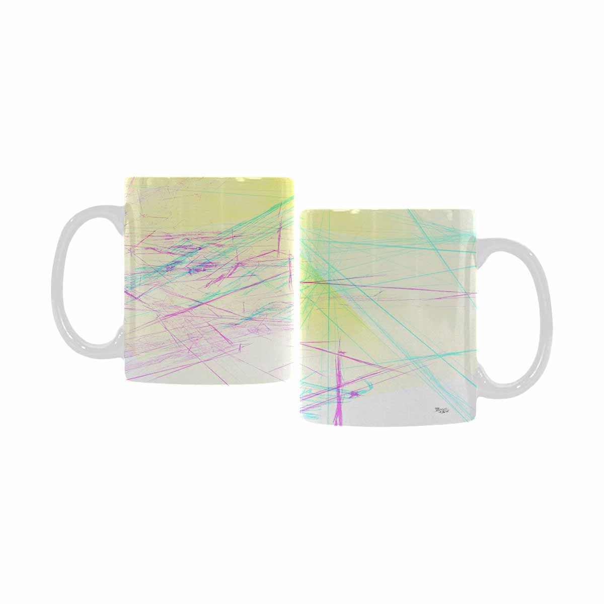 Unique Abstract design coffee mug, set 1, design 2