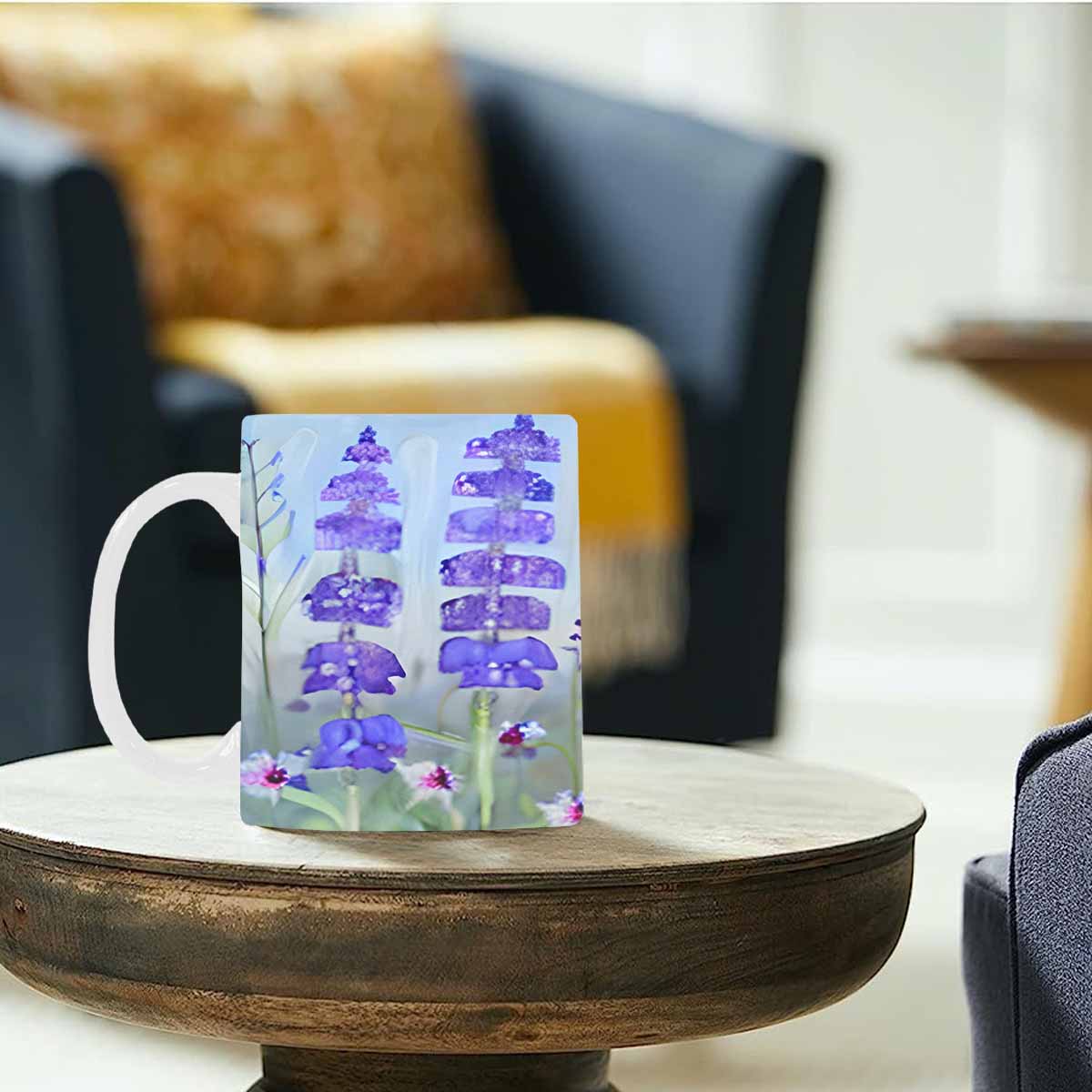 Quality Mug, coffee mug, tea cup, Bright florals, Set 1, Design 91