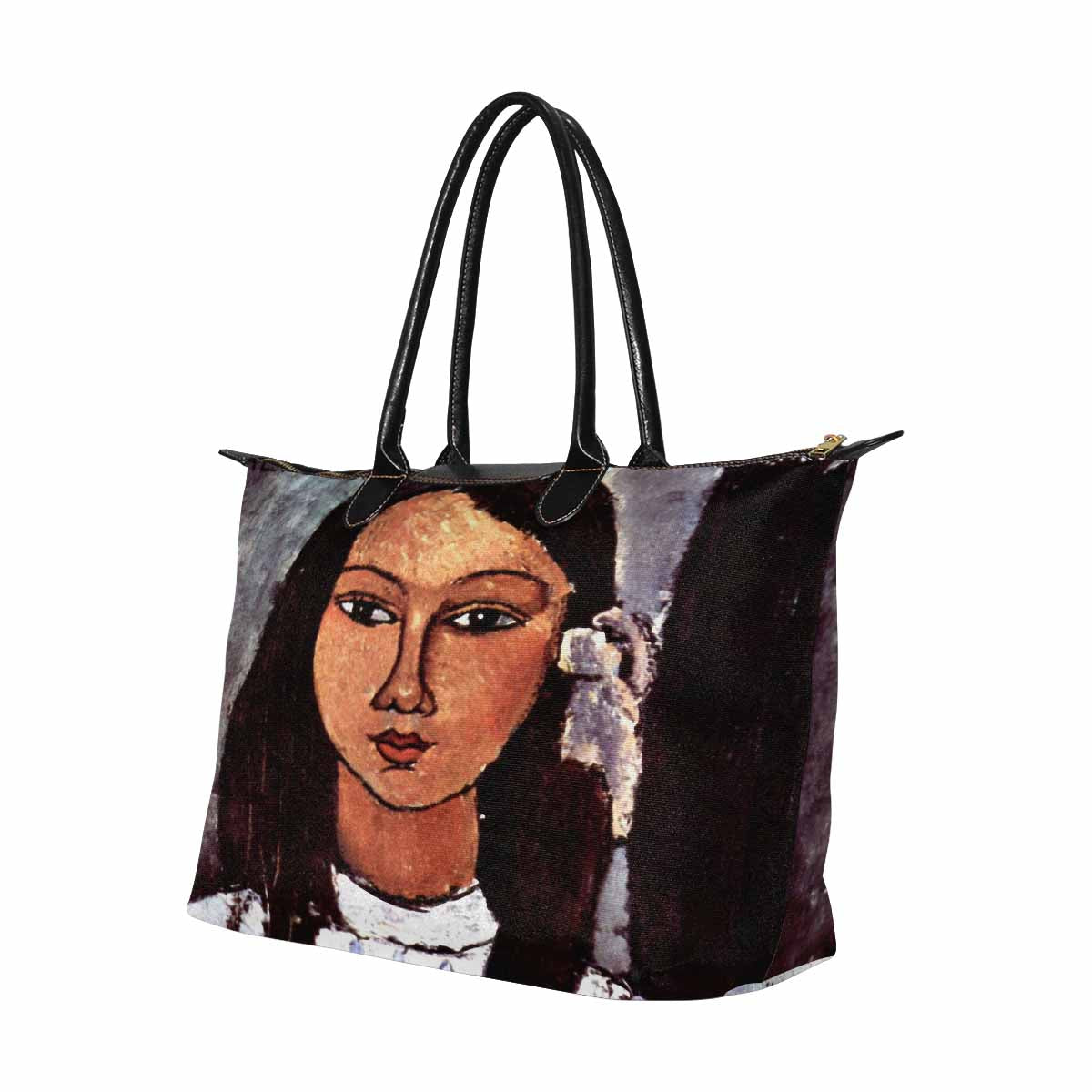 Classic handbag, Modigliani design, choice of 2 colors, Alice