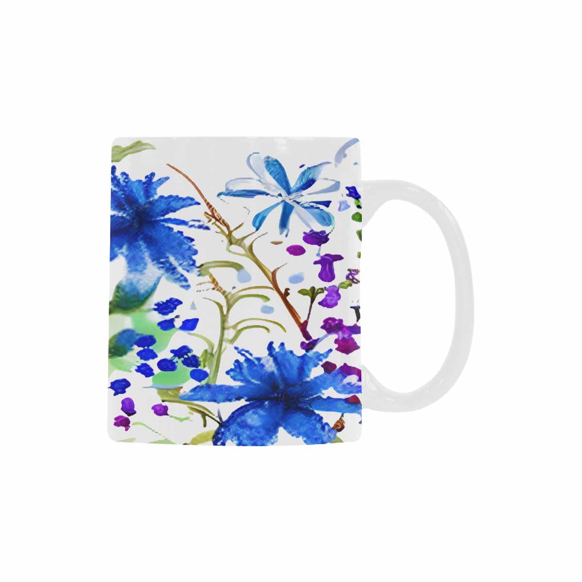 Quality Mug, coffee mug, tea cup, Bright florals, Set 1A, Design 6