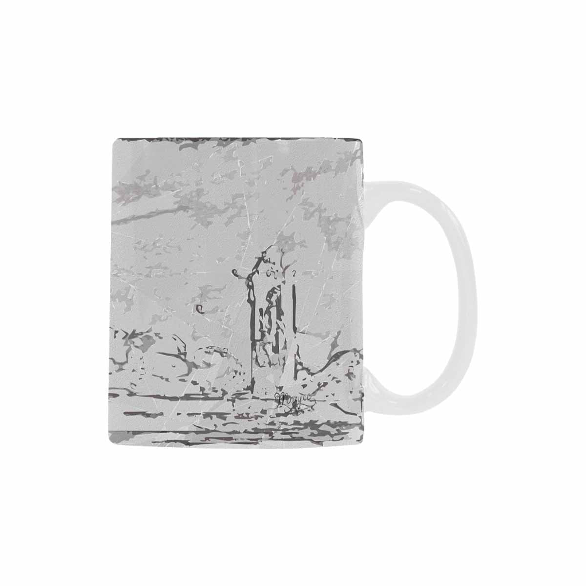 Quality Mug, coffee mug, tea cup, B & W Abstract, Set 1, design 155