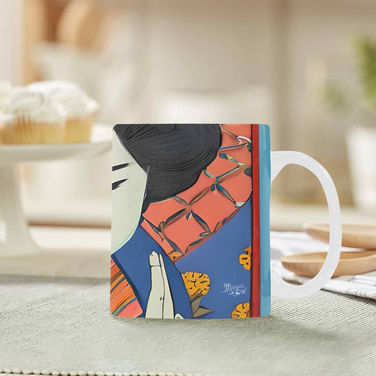 Quality Mug, coffee mug, tea cup, Asian Faces, Design 51