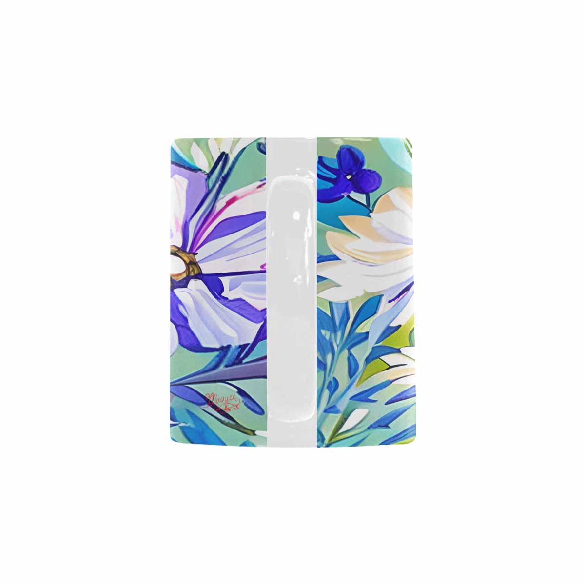Quality Mug, coffee mug, tea cup, Bright florals, Set 1, Design 7