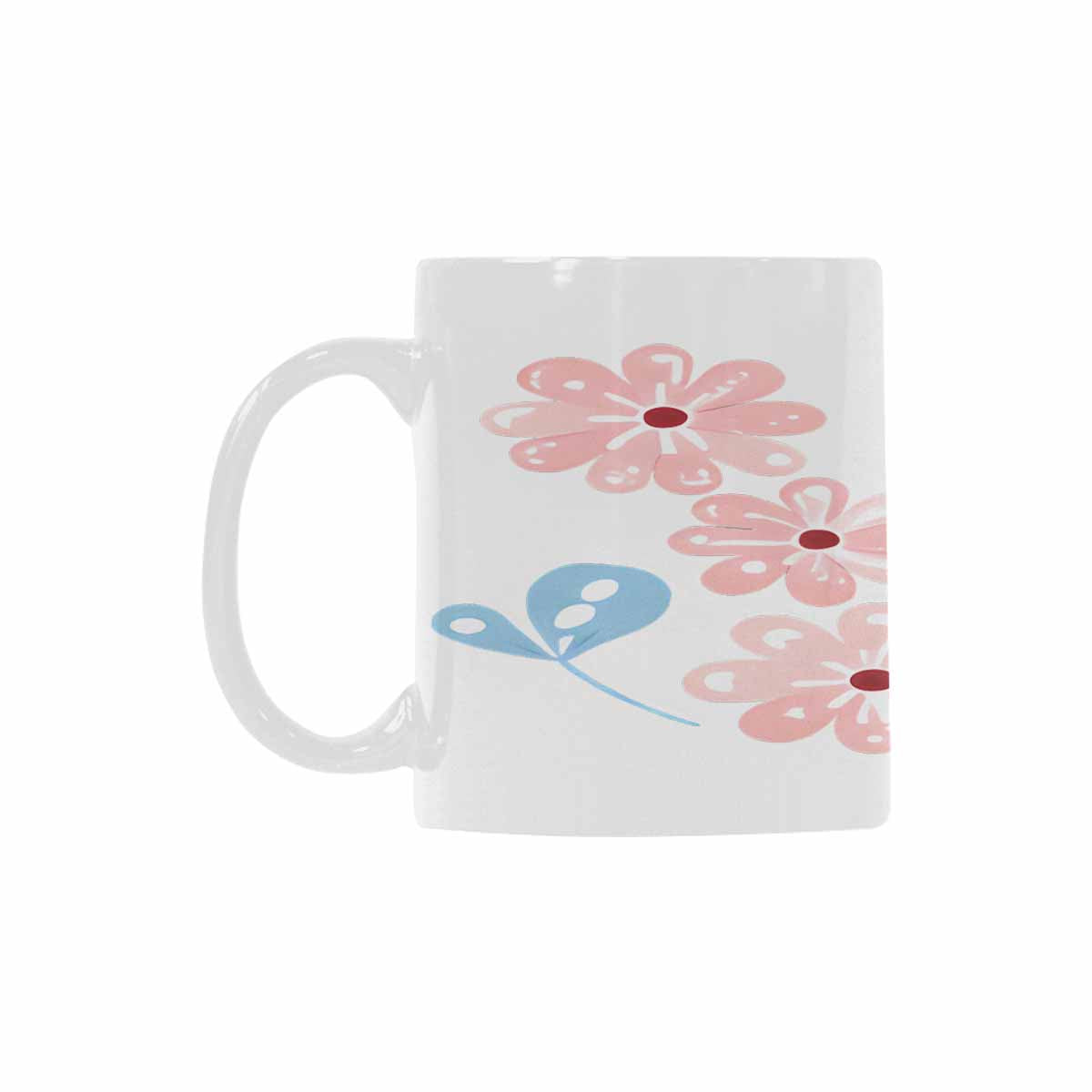 Quality Mug, coffee mug, tea cup, Bright florals, Set 2, design 19