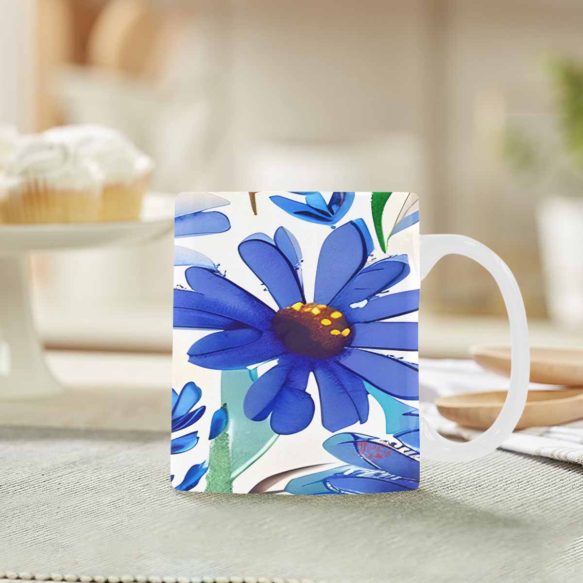 Quality Mug, coffee mug, tea cup, Bright florals, Set 1, Design 45