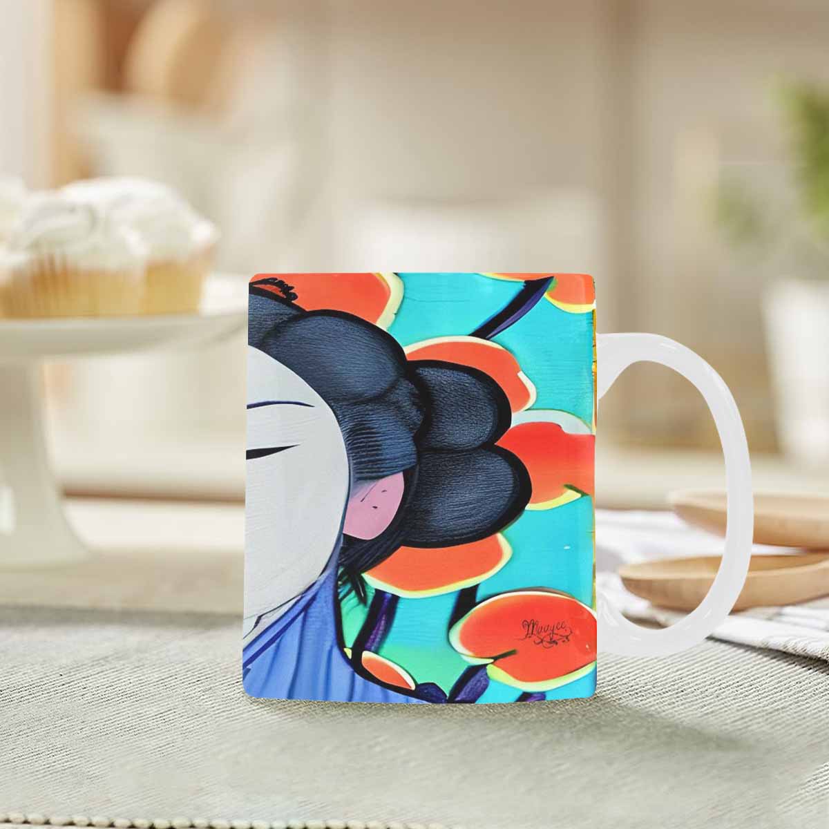 Quality Mug, coffee mug, tea cup, Asian Faces, Design 59