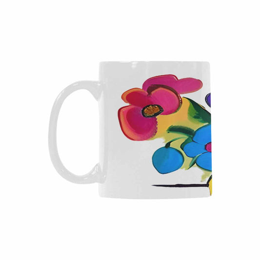 Quality Mug, coffee mug, tea cup, Bright florals, Set 1A, Design 67