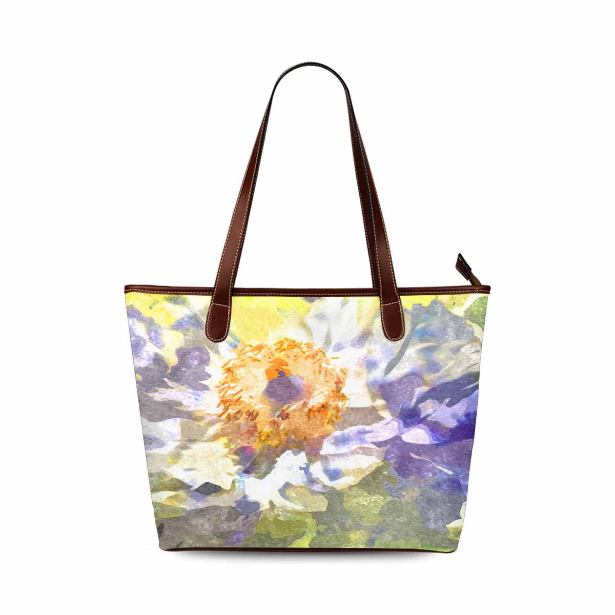 Classic Fabric handbag, watercolor floral, design 288