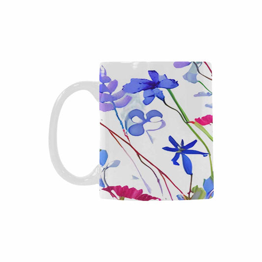 Quality Mug, coffee mug, tea cup, Bright florals, Set 1A, Design 17