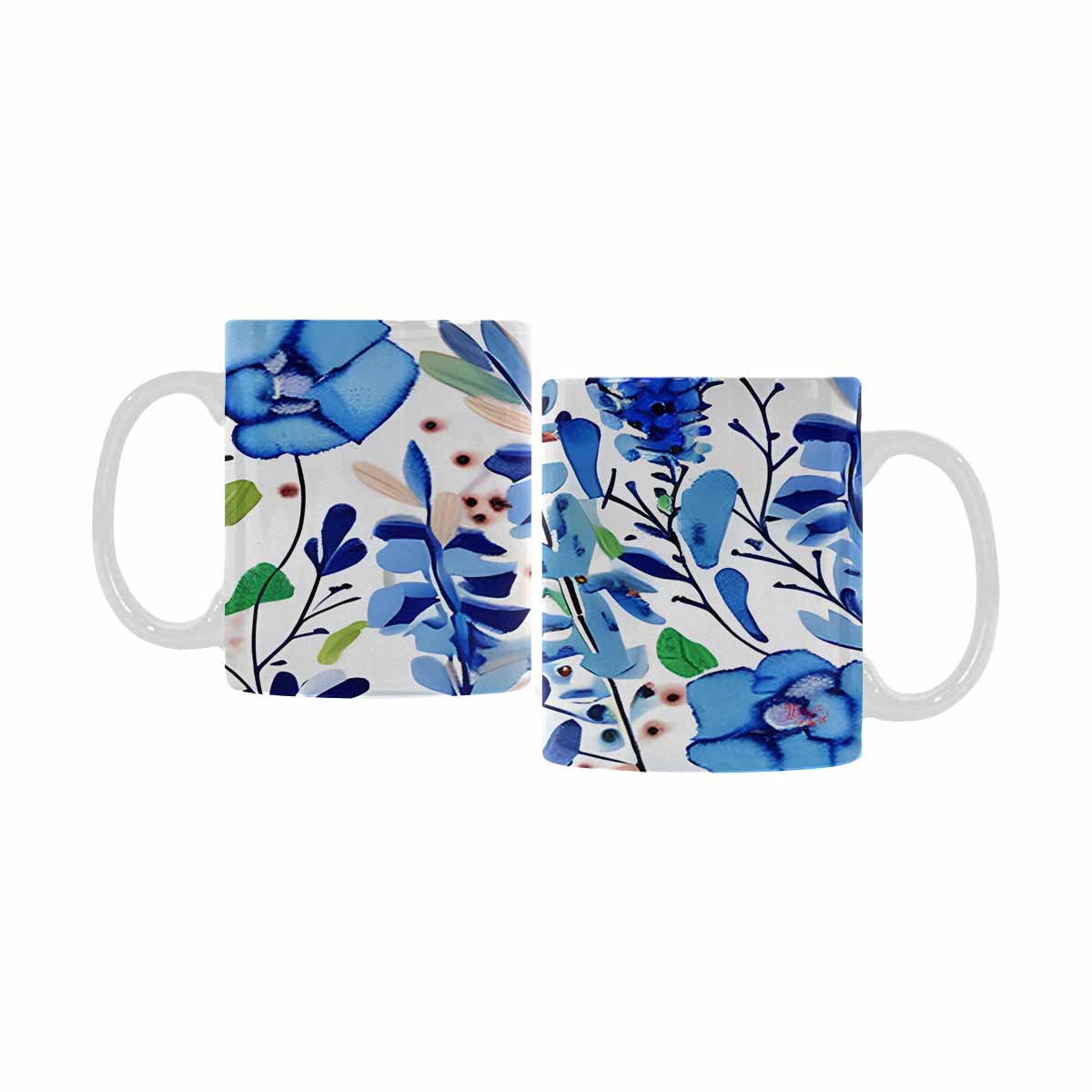 Quality Mug, coffee mug, tea cup, Bright florals, Set 1, Design 32
