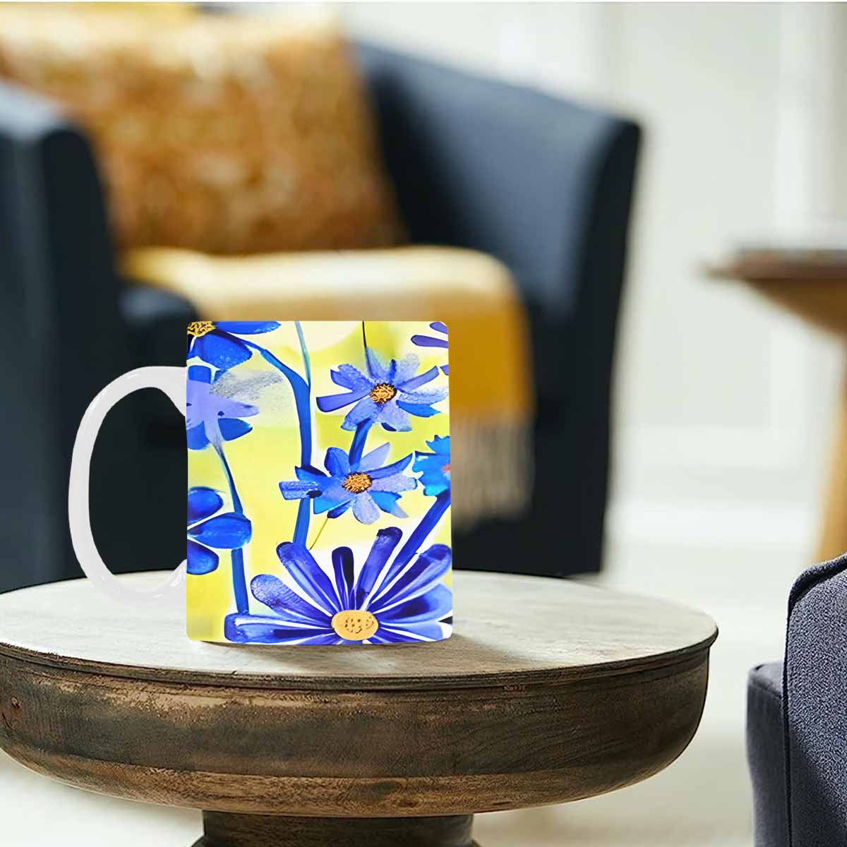 Quality Mug, coffee mug, tea cup, Bright florals, Set 1, Design 146