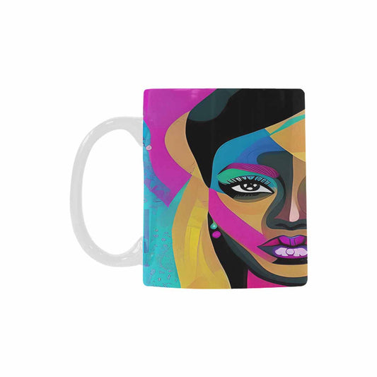 Quality Mug, coffee mug, tea cup, Black Faces, Set 1, design 20