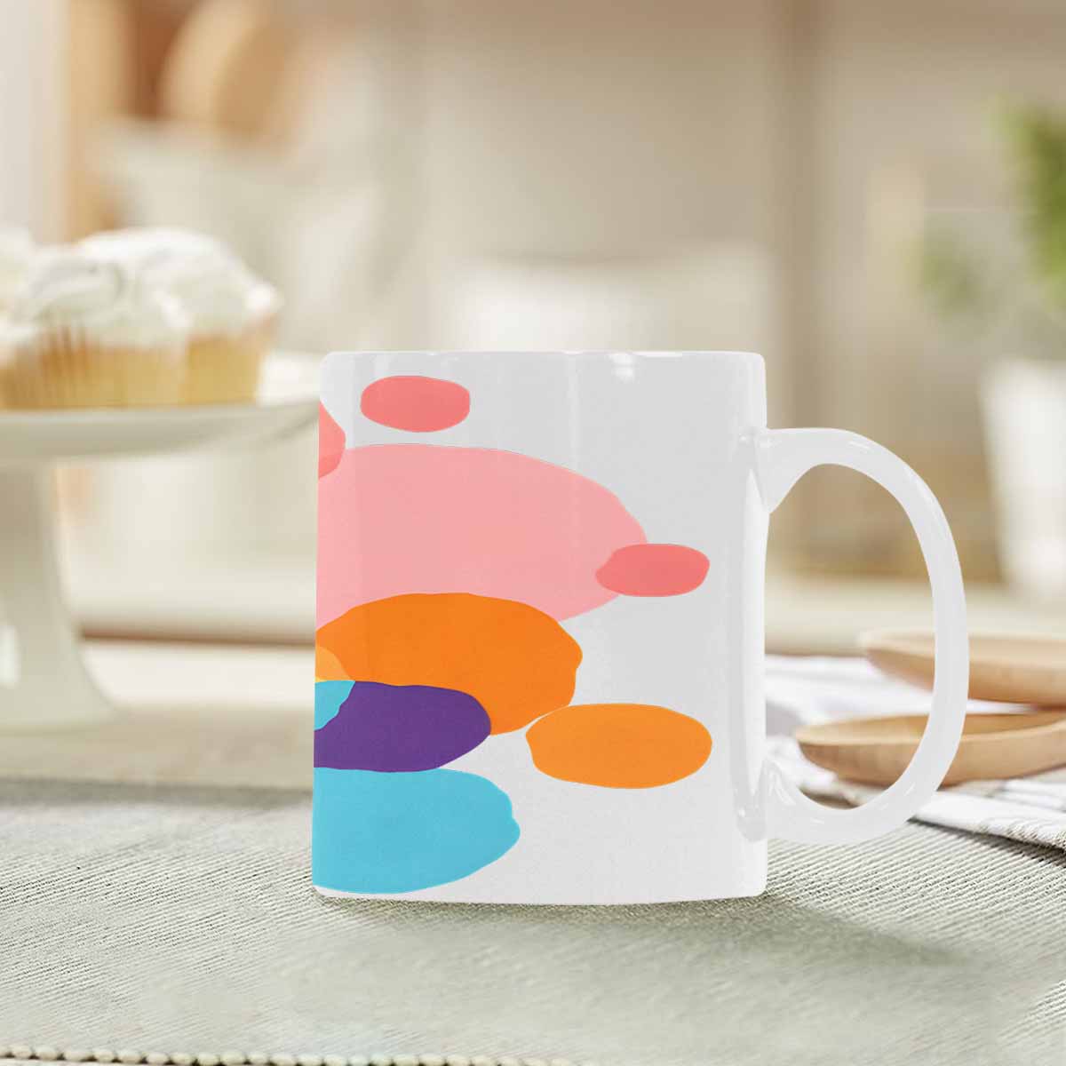 Quality Mug, coffee mug, tea cup, Bold Abstract, Set 1, design 6