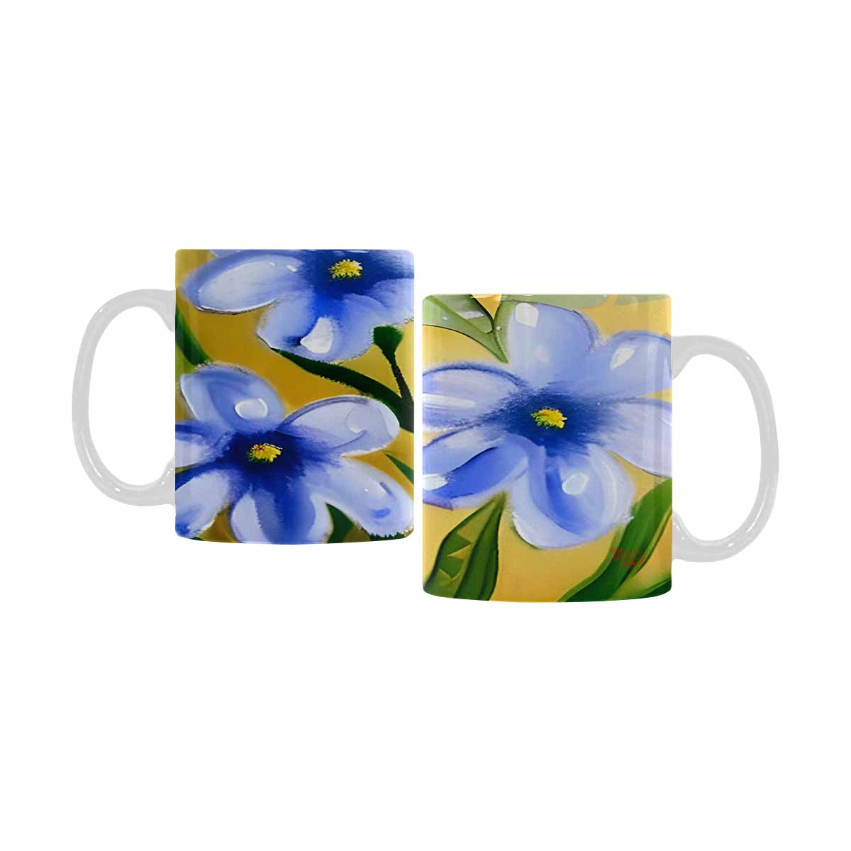 Quality Mug, coffee mug, tea cup, Bright florals, Set 1, Design 161