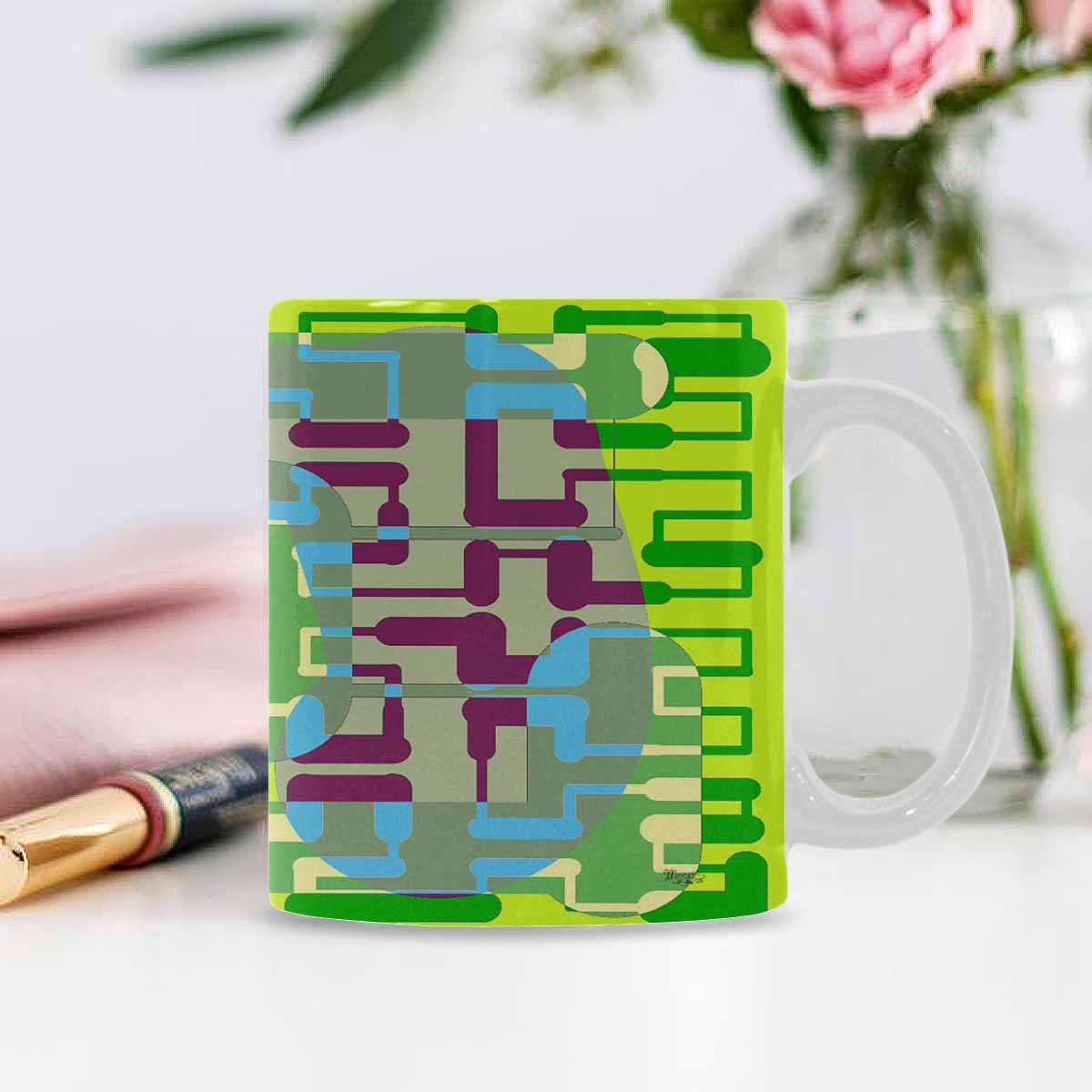 Unique Abstract design coffee mug, set 1, design 74