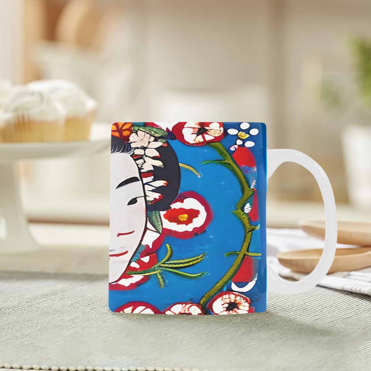 Quality Mug, coffee mug, tea cup, Asian Faces, Design 38
