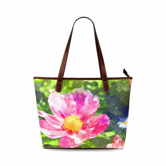 Classic Fabric handbag, watercolor floral, design 90