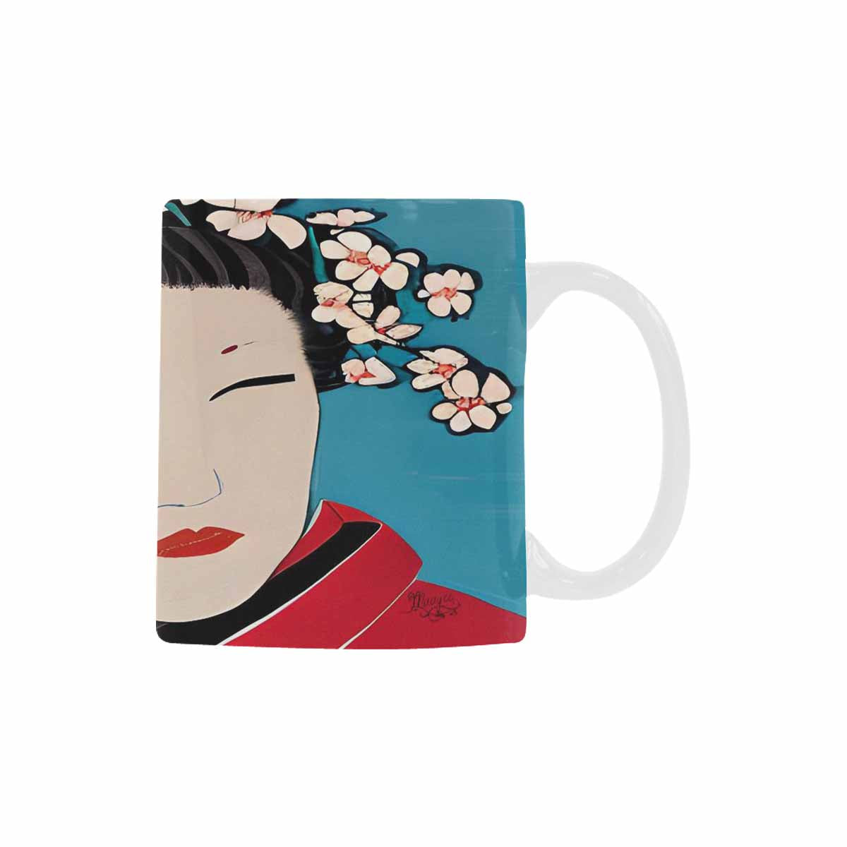 Quality Mug, coffee mug, tea cup, Asian Faces, Design 50