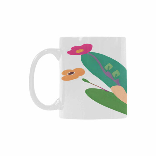 Quality Mug, coffee mug, tea cup, Bright florals, Set 2, design 63