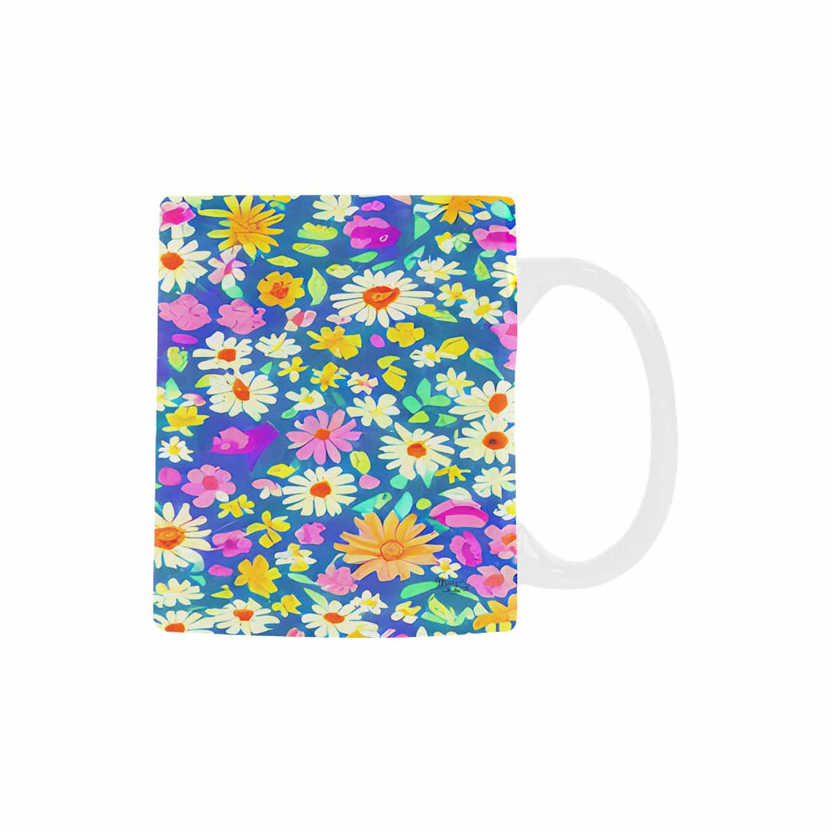 USA made, Quality Mug, coffee mug, tea cup, Set 1, Mixed Floral design 21