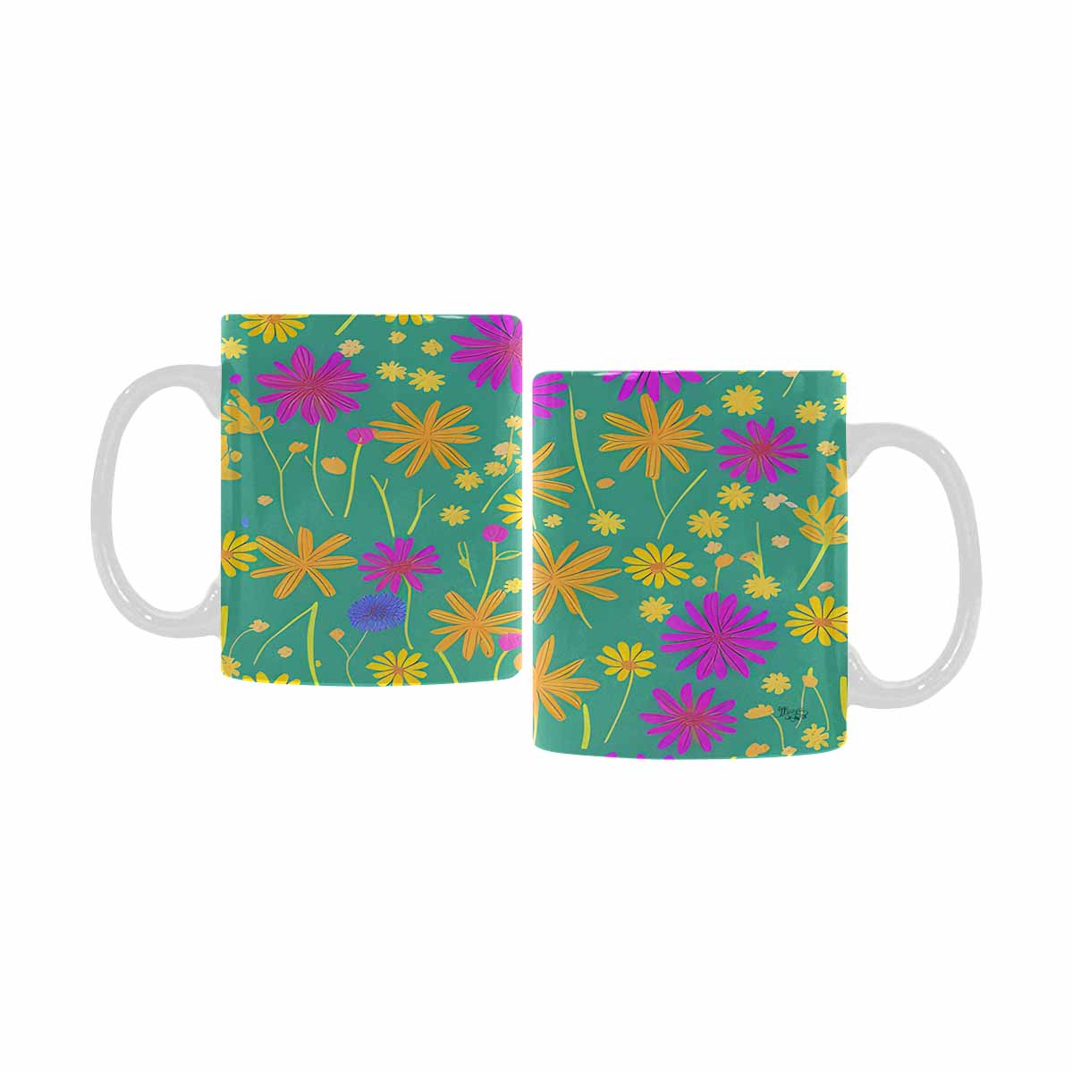 Quality Mug, coffee mug, tea cup, Set 1, Mixed Floral design 50