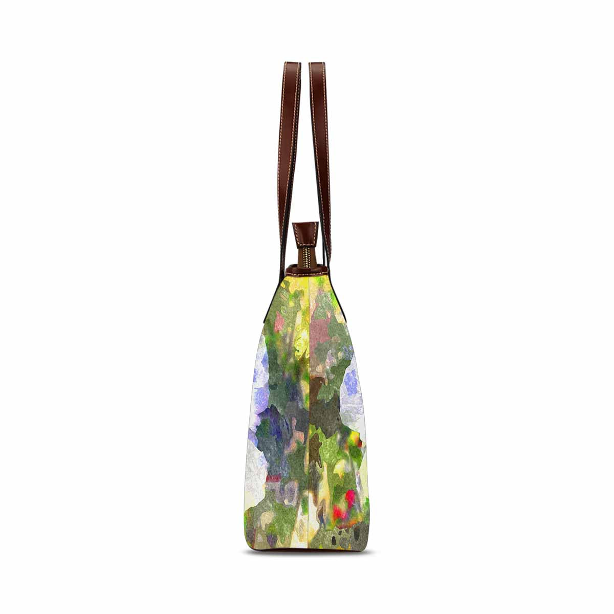 Classic Fabric handbag, watercolor floral, design 226