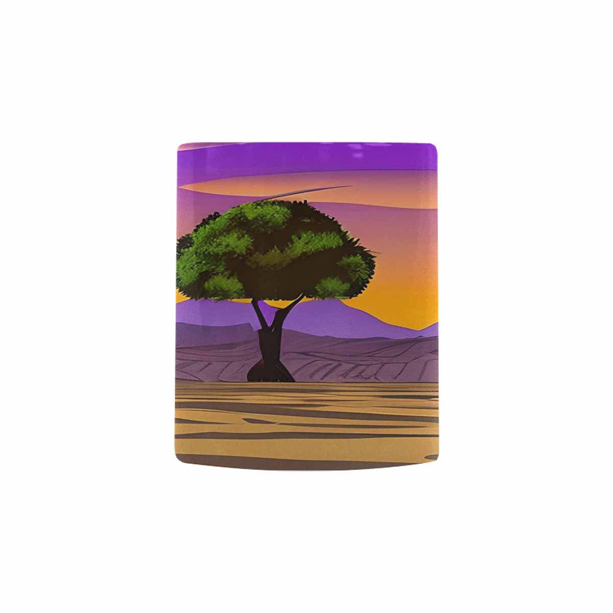 Coffee Mug, tea cup, desert scene, design 47