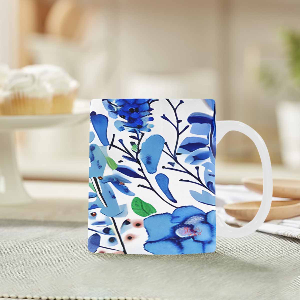 Quality Mug, coffee mug, tea cup, Bright florals, Set 1, Design 32