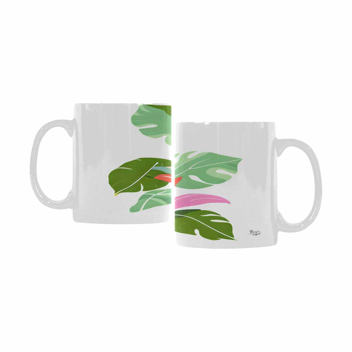 Quality Mug, coffee mug, tea cup, Bright florals, Set 2, design 98