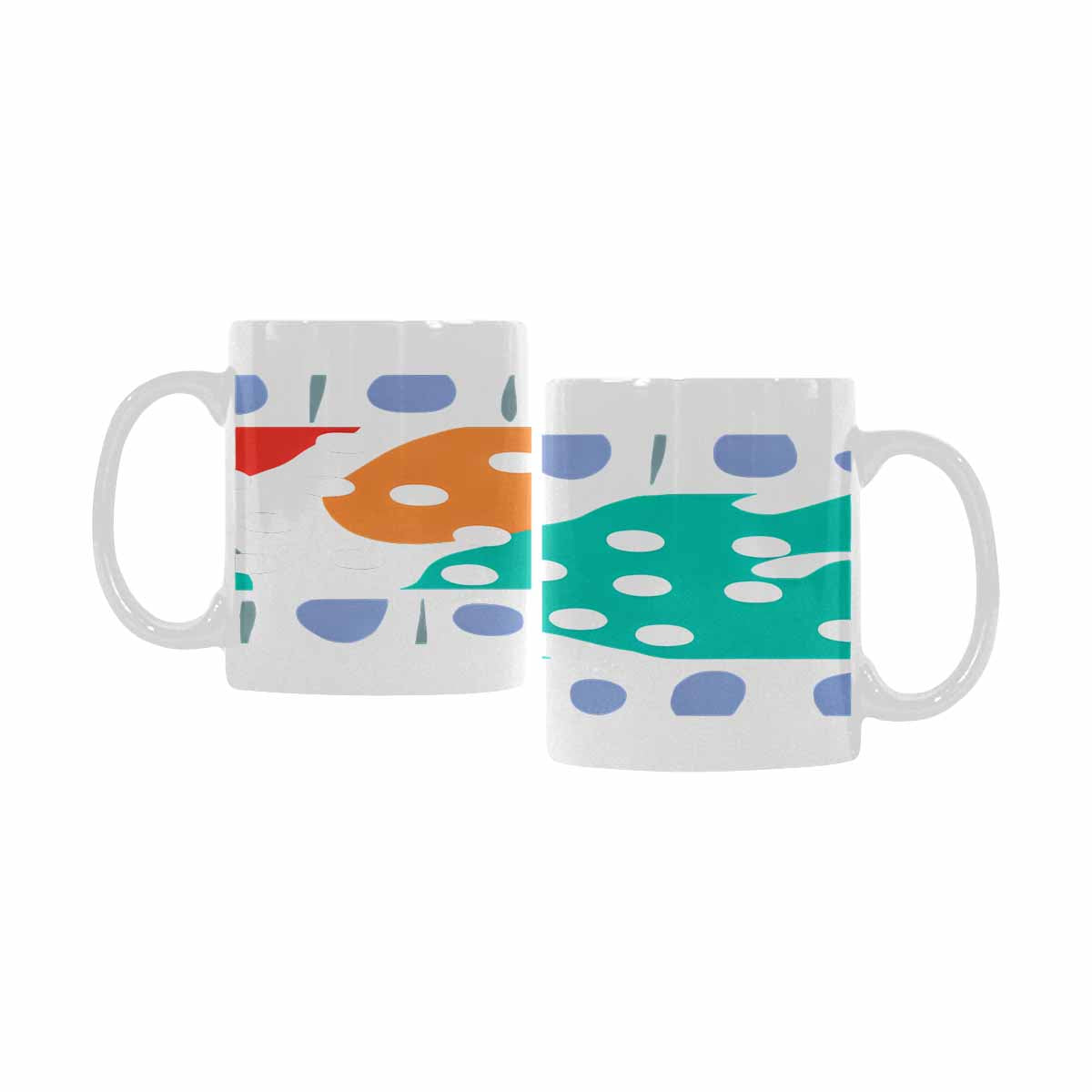 Quality Mug, coffee mug, tea cup, Bold Abstract, Set 1, design 110