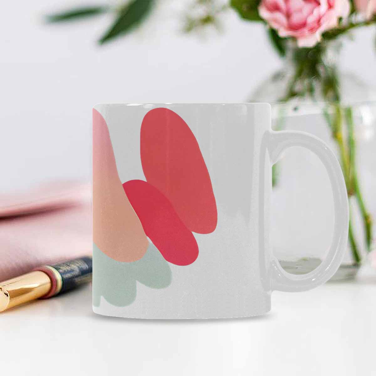 Quality Mug, coffee mug, tea cup, Bold Abstract, Set 1, design 2