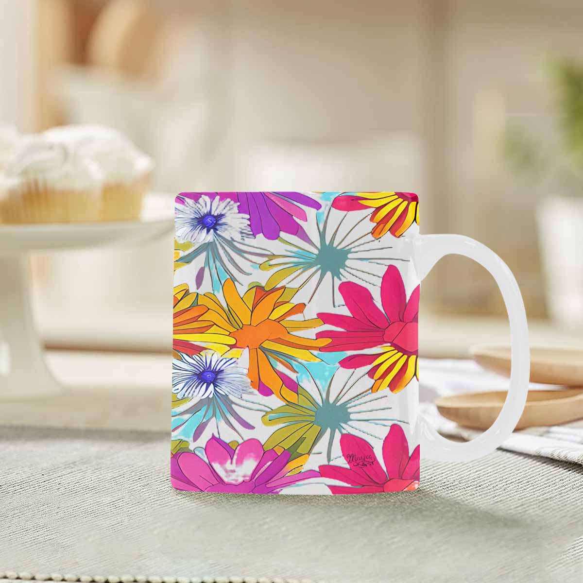 Quality Mug, coffee mug, tea cup, Set 1A, Mixed Floral design 45