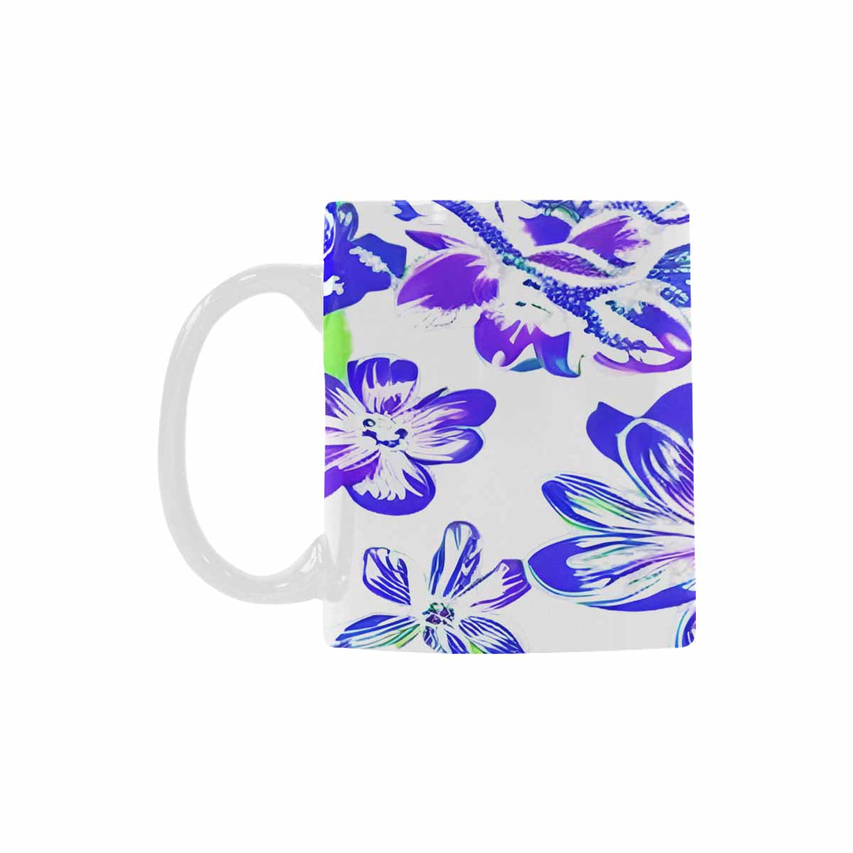 Quality Mug, coffee mug, tea cup, Bright florals, Set 1A, Design 154