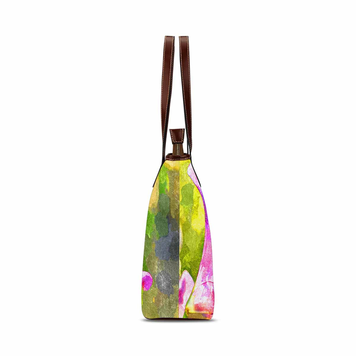 Classic Fabric handbag, watercolor floral, design 146