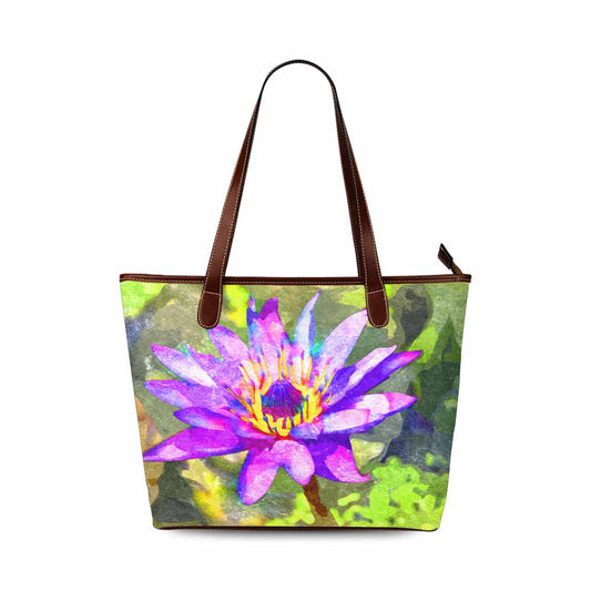 Classic Fabric handbag, watercolor floral, design 285