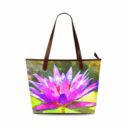 Classic Fabric handbag, watercolor floral, design 279