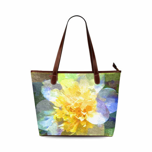 Classic Fabric handbag, watercolor floral, design 23