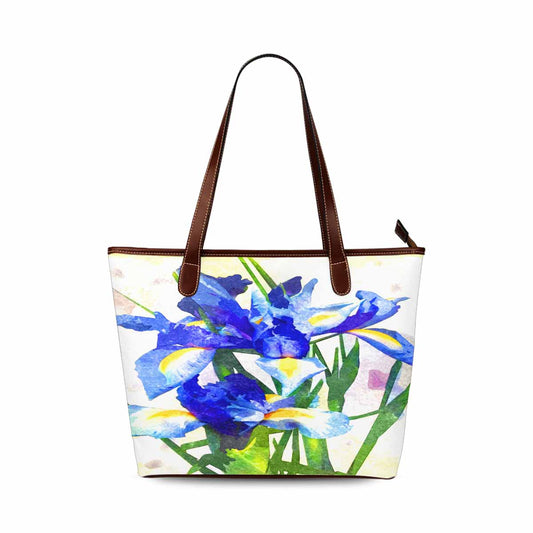 Classic Fabric handbag, watercolor floral, design 135