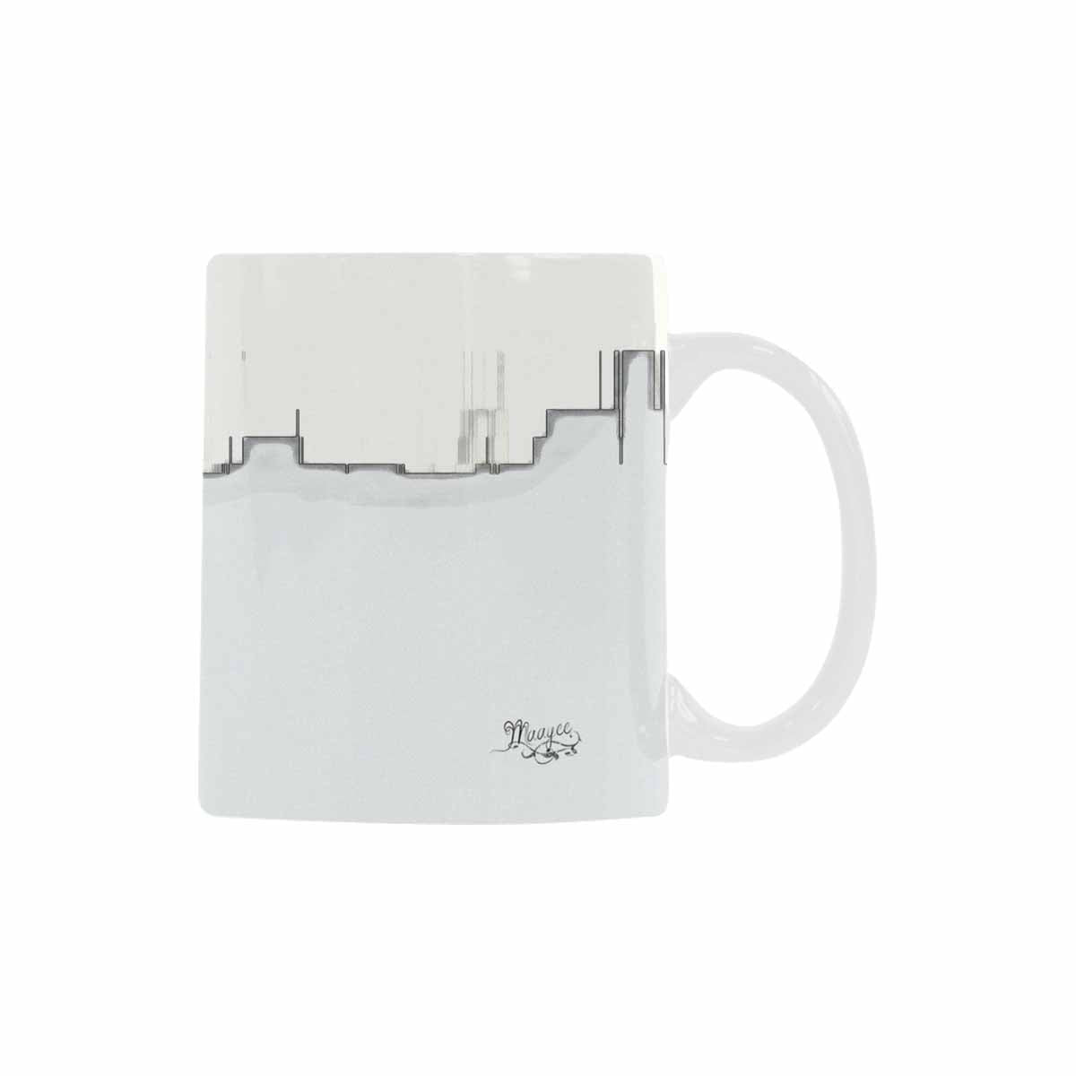 Quality Mug, coffee mug, tea cup, B & W Abstract, Set 1, design 142