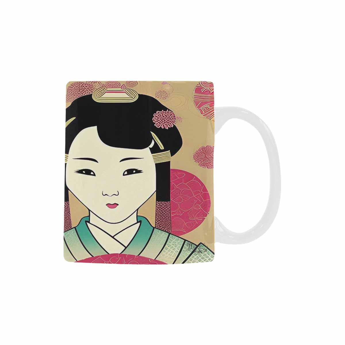 Quality Mug, coffee mug, tea cup, Asian Faces, Design 15